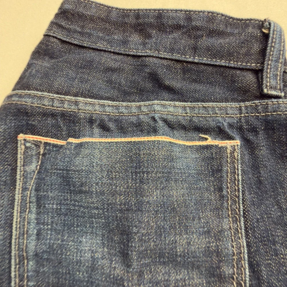 Banana Republic Premium Denim Selvedge Mens Slim Fit‎ Dark Wash Jeans 29x30 FLAW